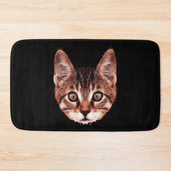 Item preview, Tiger kitten canvas pattern, cat friends shirts, popular kitten design designed and sold by Kirei-Lily.