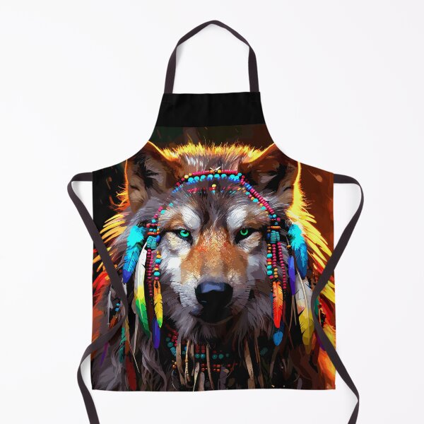 Item preview, Native American Chief of the Wolves Image 2 designed and sold by Artbyminga.