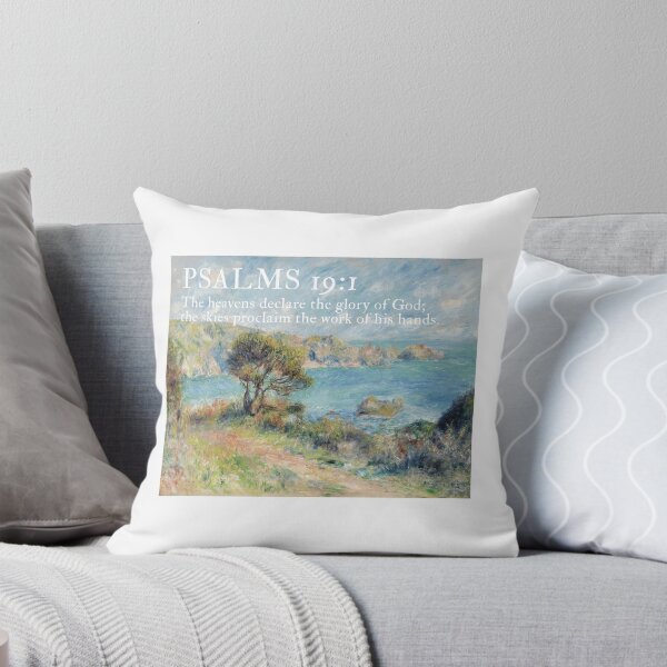 Item preview, Psalms Bible Verse Oil Painting Quote designed and sold by SavedThruFaith.