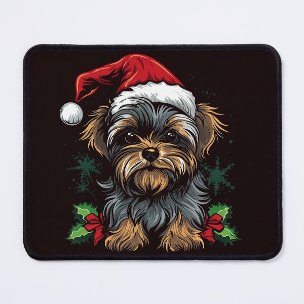 Item preview, Christmas Yorkshire Terrier designed and sold by creativellashop.