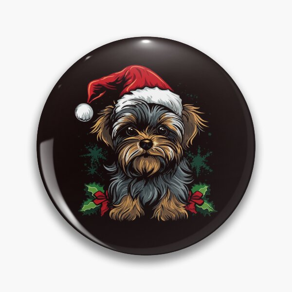 Item preview, Christmas Yorkshire Terrier designed and sold by creativellashop.