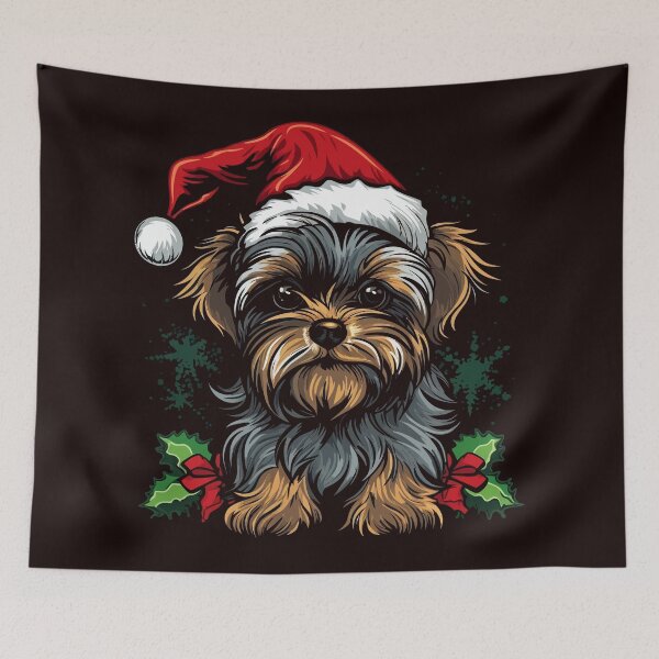 Item preview, Christmas Yorkshire Terrier designed and sold by creativellashop.