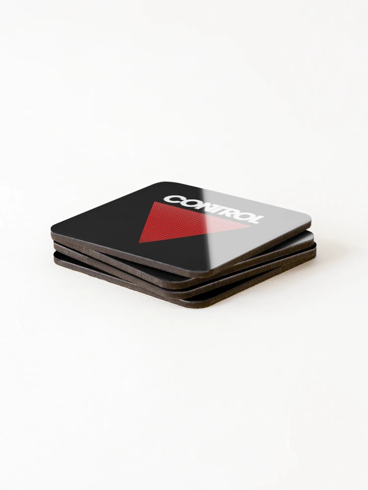 Thumbnail 4 of 5, Coasters (Set of 4), Control - Inverted Red Triangle designed and sold by Wegeeks.