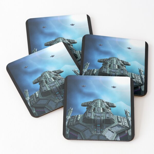 Item preview, Attack Ship 4 designed and sold by MallacoreArt.