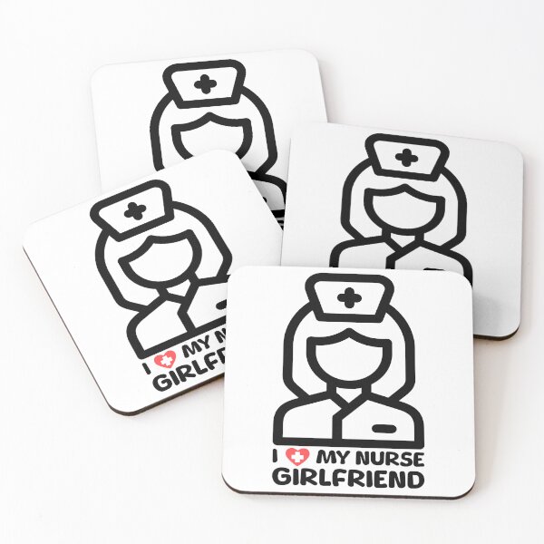 Item preview, I Love My Nurse Girlfriend Black designed and sold by PMCreative.