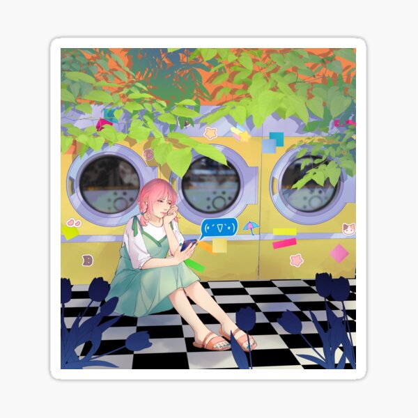Item preview, Laundromat Wishes designed and sold by InkGlazeArt.