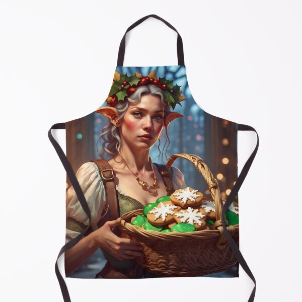 Item preview, Elf With Christmas Cookies designed and sold by Angelandspot.