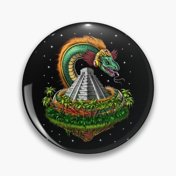 Item preview, Quetzalcoatl Aztec Feathered Serpent God designed and sold by underheaven.