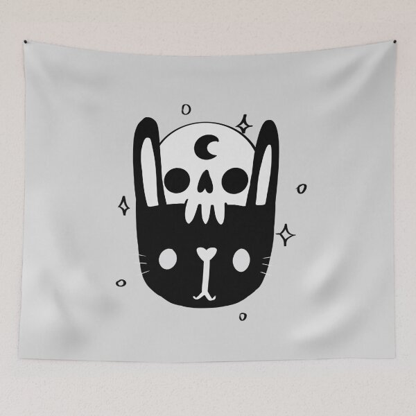 Item preview, Copy of harajuku cute bunny skull Japanese Aesthetic Moon Girl Harajuku designed and sold by ISFdraw.