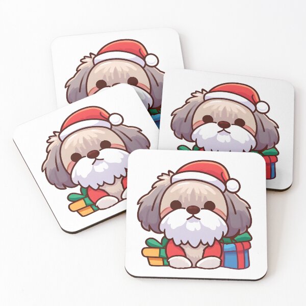 Item preview, Shih Tzu Santa: A Pawsitively Merry Christmas designed and sold by EpicPaws.