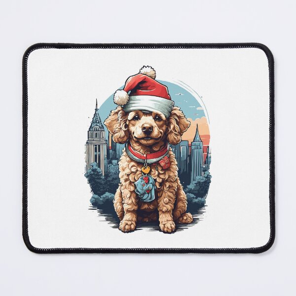 Item preview, Cute Dog, santa hat Christmas Celebration designed and sold by reseskee.