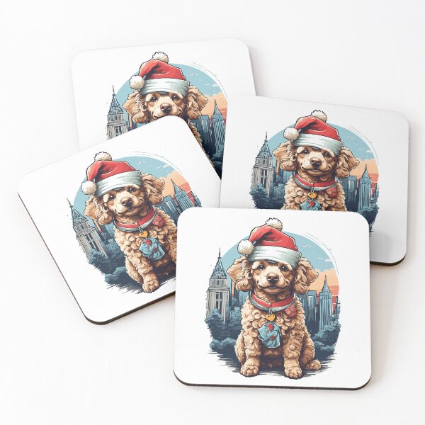 Item preview, Cute Dog, santa hat Christmas Celebration designed and sold by reseskee.