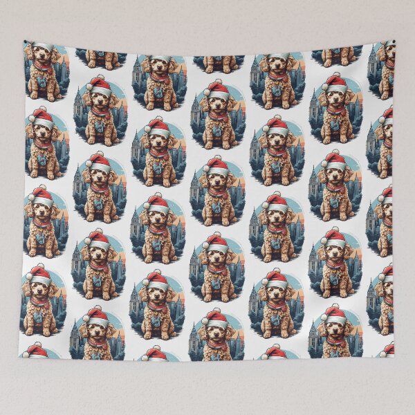 Item preview, Cute Dog, santa hat Christmas Celebration designed and sold by reseskee.