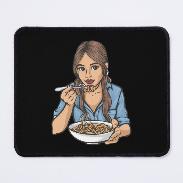 Item preview, Girl Eating Spaghetti designed and sold by NNisu.