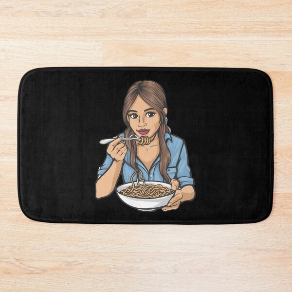 Item preview, Girl Eating Spaghetti designed and sold by NNisu.
