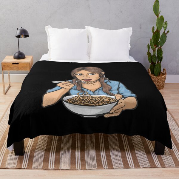 Item preview, Girl Eating Spaghetti designed and sold by NNisu.