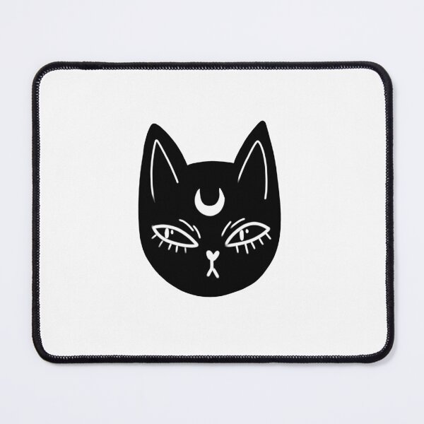 Item preview, Sarcastic harajuku grumpy cat Moon Tattoo designed and sold by ISFdraw.