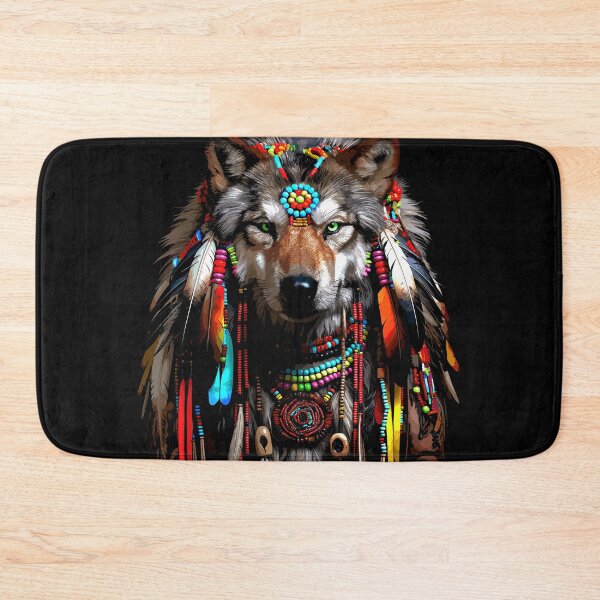 Item preview, Copy of Native American Chief of the Wolves Image 4 designed and sold by Artbyminga.
