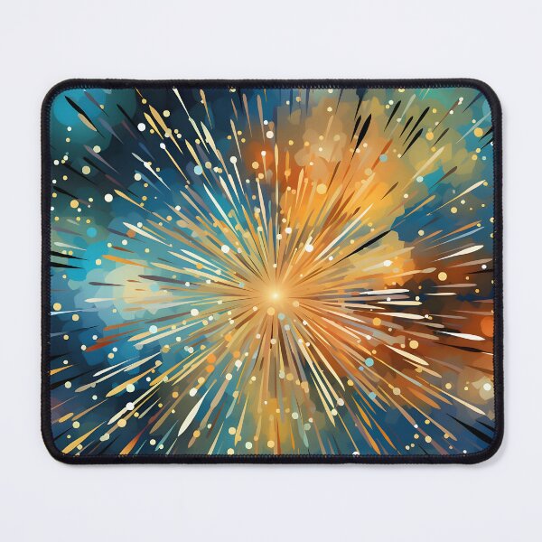Item preview, Pattern of fireworks in the style of sparklecore designed and sold by AI-Only Creations.