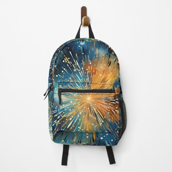 Item preview, Pattern of fireworks in the style of sparklecore designed and sold by AI-Only Creations.