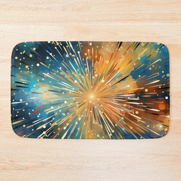 Item preview, Pattern of fireworks in the style of sparklecore designed and sold by AI-Only Creations.