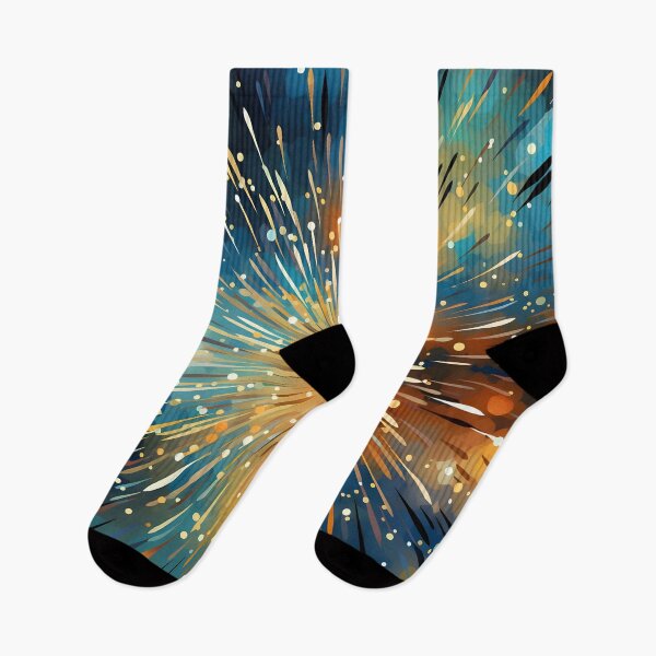Item preview, Pattern of fireworks in the style of sparklecore designed and sold by AI-Only Creations.