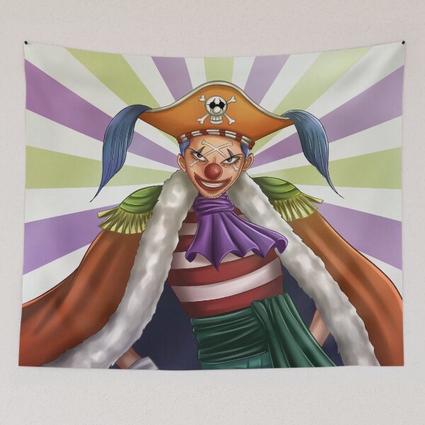 Item preview, Buggy the Clown - One Piece Fanart designed and sold by Rommie's Art.