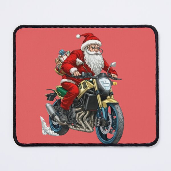 Item preview, Santa Claus riding a Motorcycle designed and sold by Kameleoon.