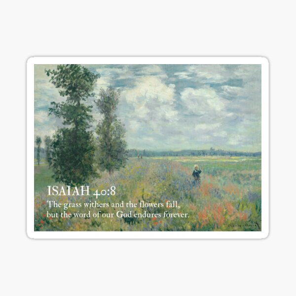 Item preview, Isaiah Bible Verse Oil Painting Quote designed and sold by SavedThruFaith.