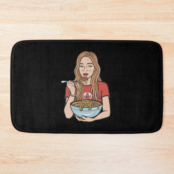 Item preview, Girl Eating Spaghetti designed and sold by NNisu.