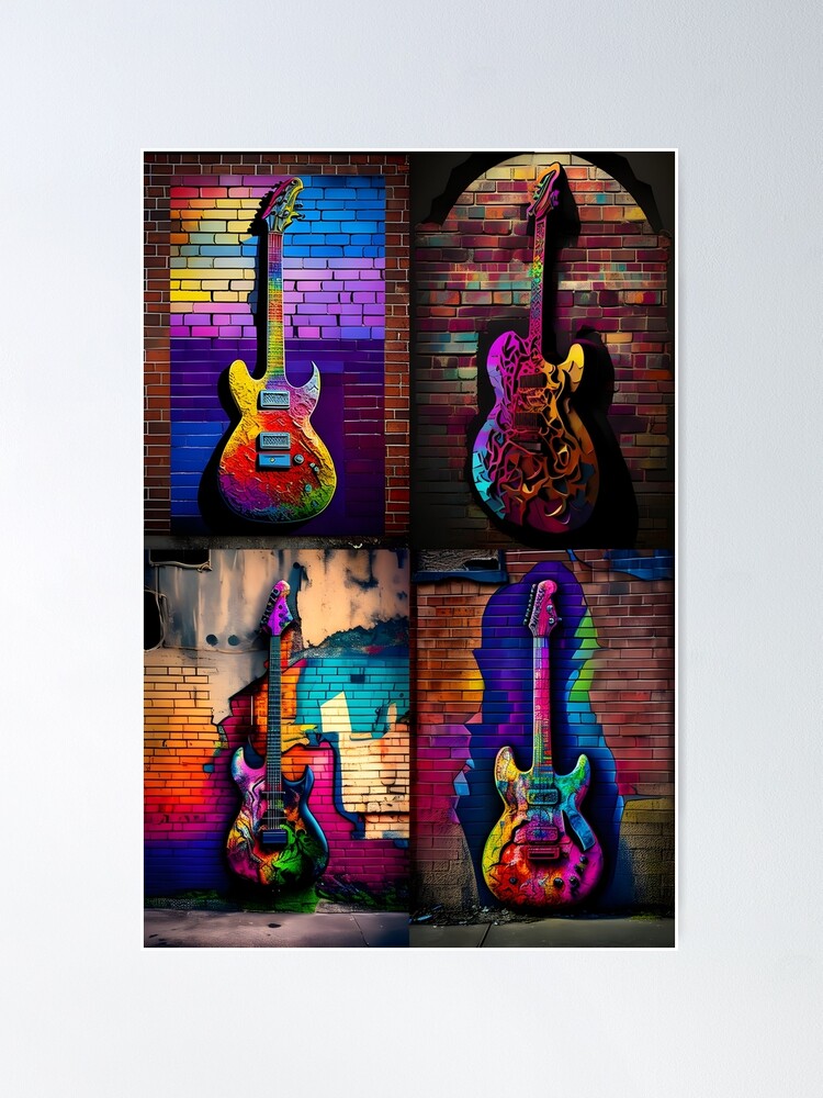 Silent Guitar Unique Musical Instrumental Shaped Wooden