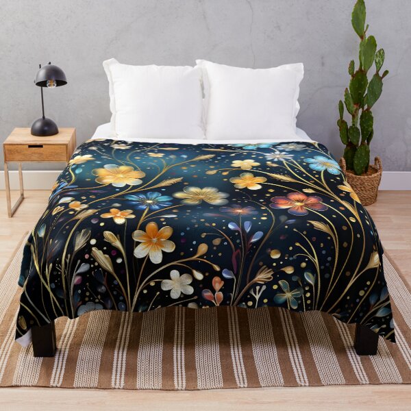 Item preview, Colorful floral pattern designed and sold by AI-Only Creations.