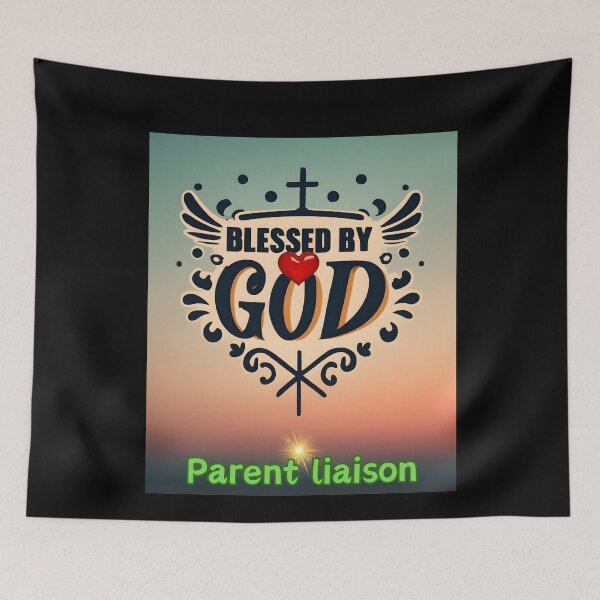 Item preview, BLESSED BY GOD  PARENT LIAISON designed and sold by carlos crane.