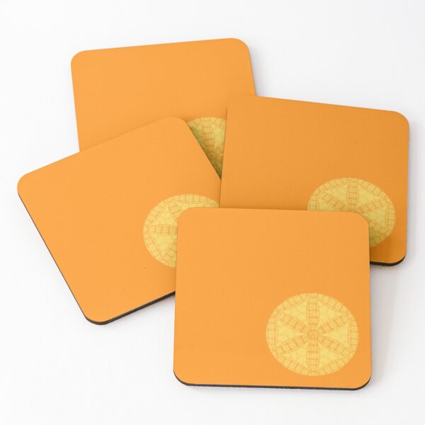 Item preview, Flower of Life Color Palette Mandalas : 09 - Yellow Orange designed and sold by SonoSonoStudio.
