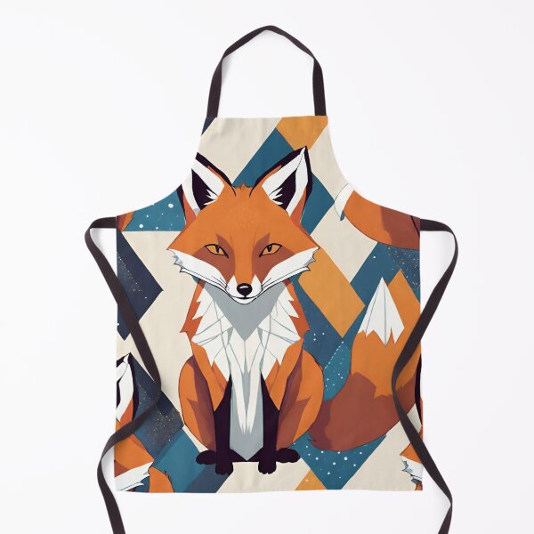 Item preview, Geometric fox designed and sold by kreativeadern.