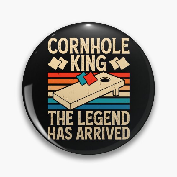 Item preview, Cornhole King The Legend Has Arrived Retro Design - Baggo Bean Bag Toss Game - Funny Cornhole Player Vintage designed and sold by naworas.