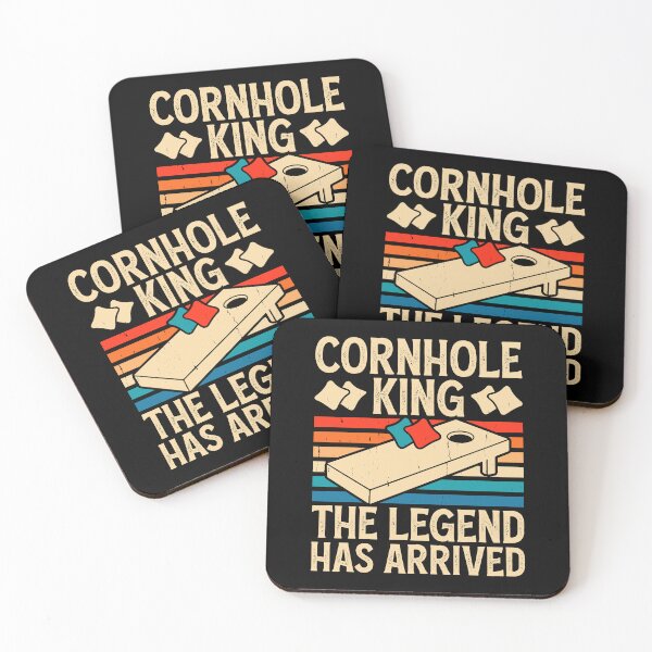 Item preview, Cornhole King The Legend Has Arrived Retro Design - Baggo Bean Bag Toss Game - Funny Cornhole Player Vintage designed and sold by naworas.