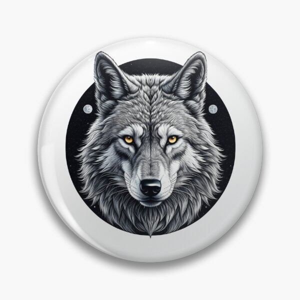 Item preview, Wolf head moon designed and sold by katloganusa.