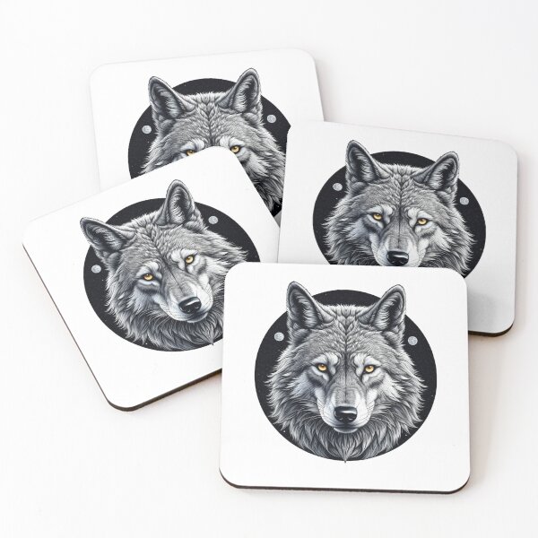 Item preview, Wolf head moon designed and sold by katloganusa.