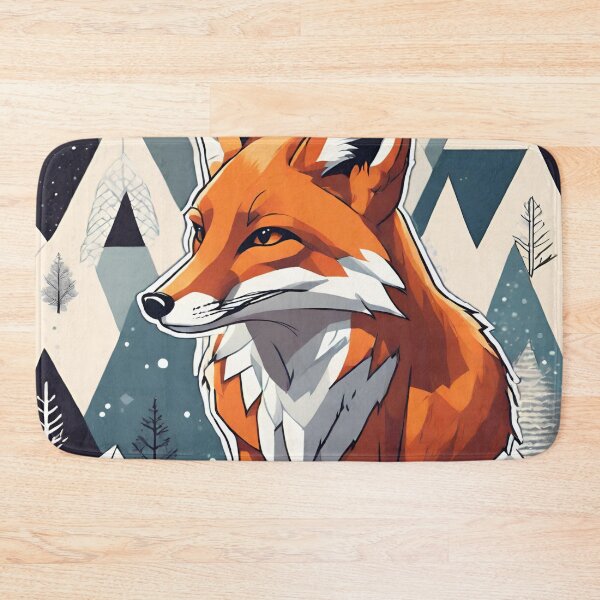 Item preview, Looking geometric fox designed and sold by kreativeadern.