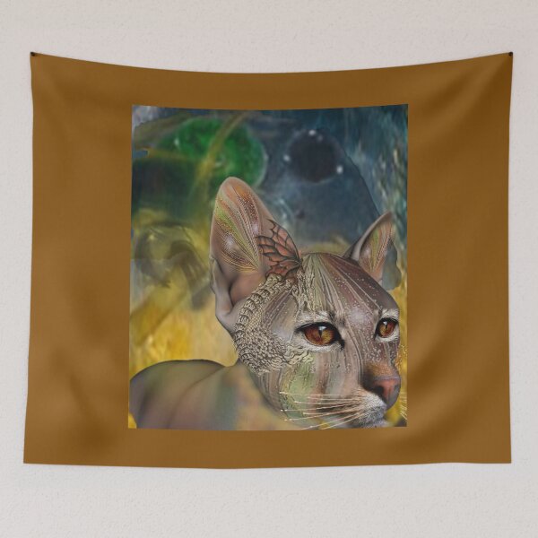 Item preview, Psychedelic Cat designed and sold by Patricia Brown.