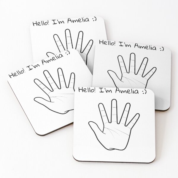 Item preview, Hello I'm Amelia my name funny girl cute designed and sold by STRAVOY.