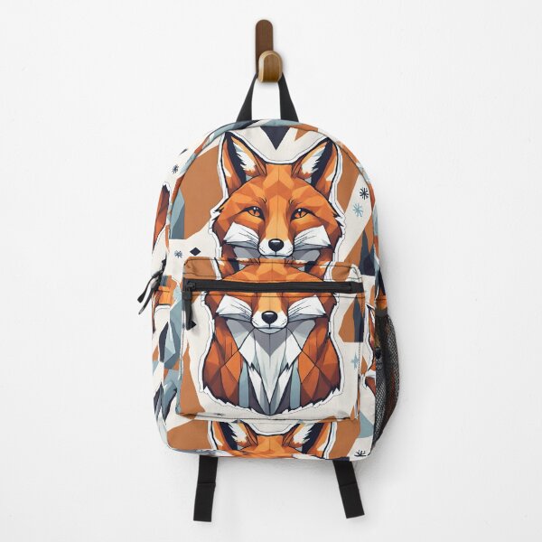 Item preview, geometric fox designed and sold by kreativeadern.