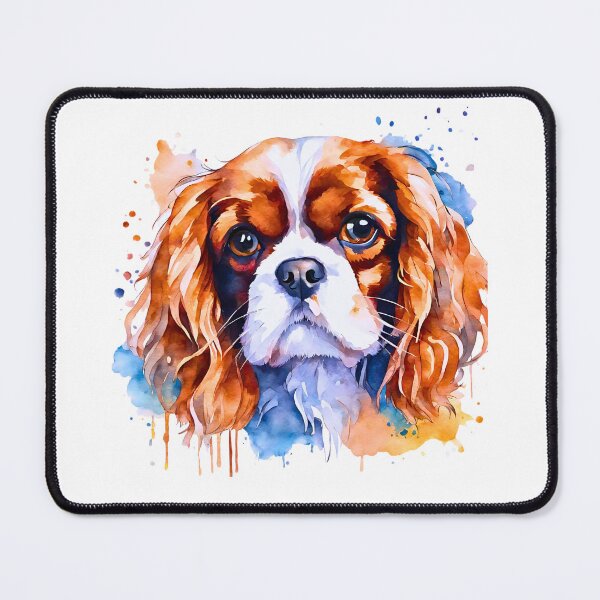 Item preview, Watercolor Cavalier King Charles Spaniel designed and sold by Fredster1966.