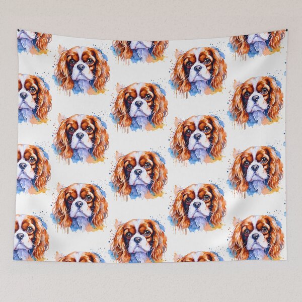 Item preview, Watercolor Cavalier King Charles Spaniel designed and sold by Fredster1966.