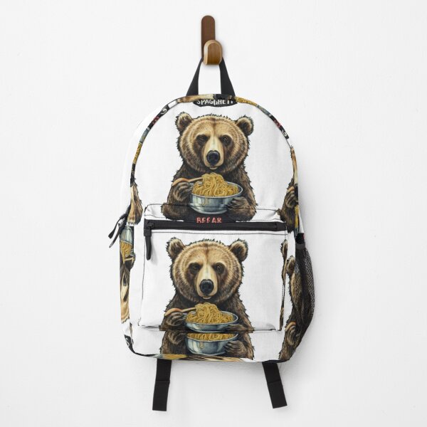Item preview, Grazer Bear eating spaghetti designed and sold by NFL-LIVE .