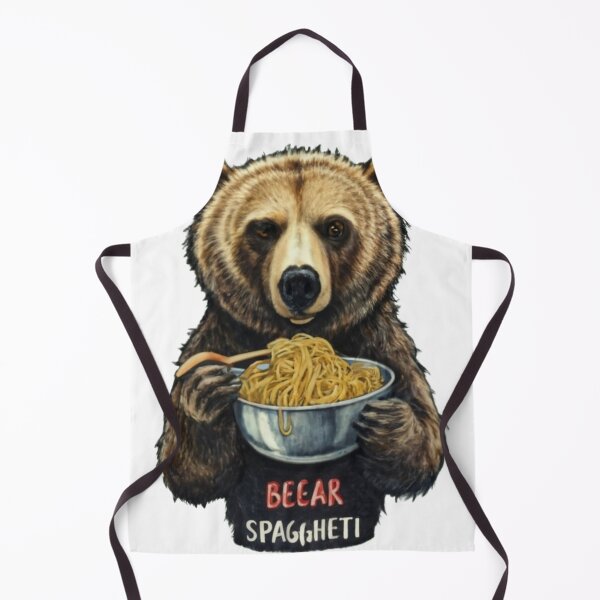 Item preview, Grazer Bear eating spaghetti designed and sold by NFL-LIVE .