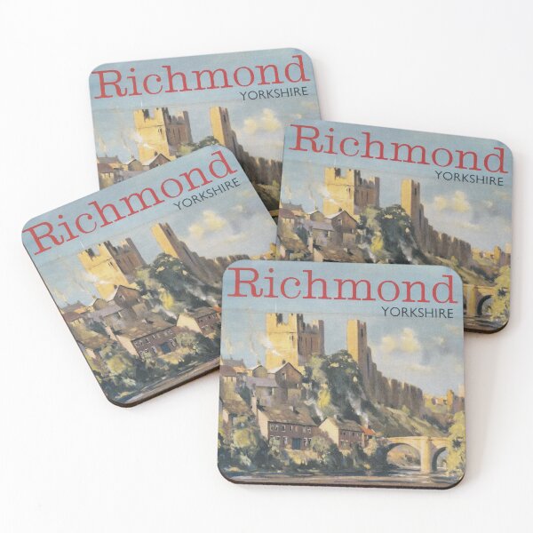 Item preview, Richmond, Yorkshire - Vintage Railway Travel Poster - 1962 designed and sold by BASlade93.