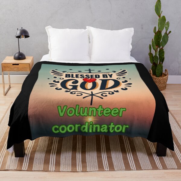 Item preview, BLESSED BY GOD  VOLUNTEER COORDINATOR designed and sold by carlos crane.