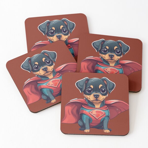 Item preview, cute superhero dog designed and sold by BigusPanda.